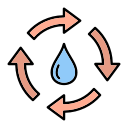 el ciclo del agua icon