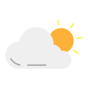 nube de sol icon