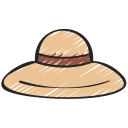 sombrero para el sol icon