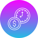 el tiempo es dinero icon