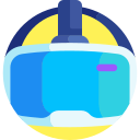 casco de realidad virtual icon