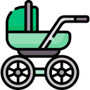 carrito de bebé icon