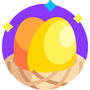 uovo d'oro icona