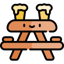 mesa de picnic icon