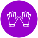 guantes de la mano icon