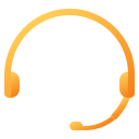 micrófono de auriculares icon