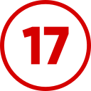 número 17 icon