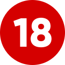 número 18 icon