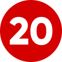 número 20 icon