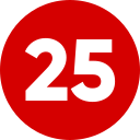 número 25 