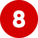 numero 8 icon