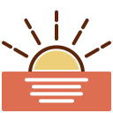 puesta de sol icon