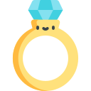 anillo de compromiso icon