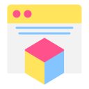 cubo 3d icon