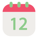 fecha del calendario icon