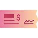 cheque bancario icon