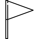 bandera triangular 