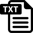 archivo txt icon