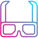 gafas 3d icon