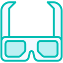 gafas 3d icon