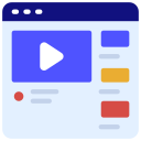 video-inhoud icoon
