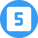 número 5 icon