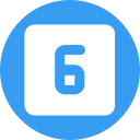 número 6 icon