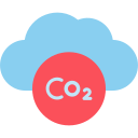 nube de co2 icon