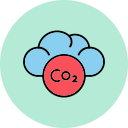 nube de co2 icon