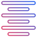 alineación central icon