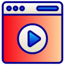 vídeo web icon