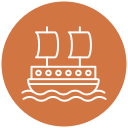 barco pirata icon