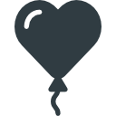 globo de corazón icon