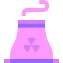 energía nuclear icon