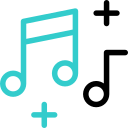 Music animated icon