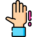 levantar la mano icon