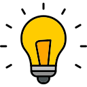 bombilla de ideas icon