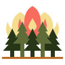 incendio forestal icon