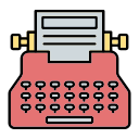 máquina de escribir icon