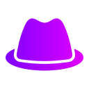 sombrero de fieltro icon