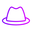 sombrero de fieltro icon