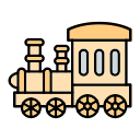 tren de juguete icon