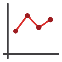 gráfico de linea icon