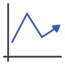 gráfico de linea icon