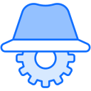 sombrero negro icon