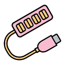 concentrador usb icon