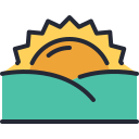 puesta de sol icon