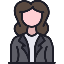 mujer de negocios icon