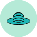 sombrero para el sol icon