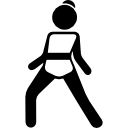 Girl On Defense Position 